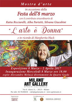 Locandina della Mostra L'Arte � donna