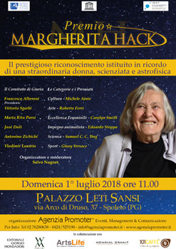 Locandina del Premio Margherita Hack